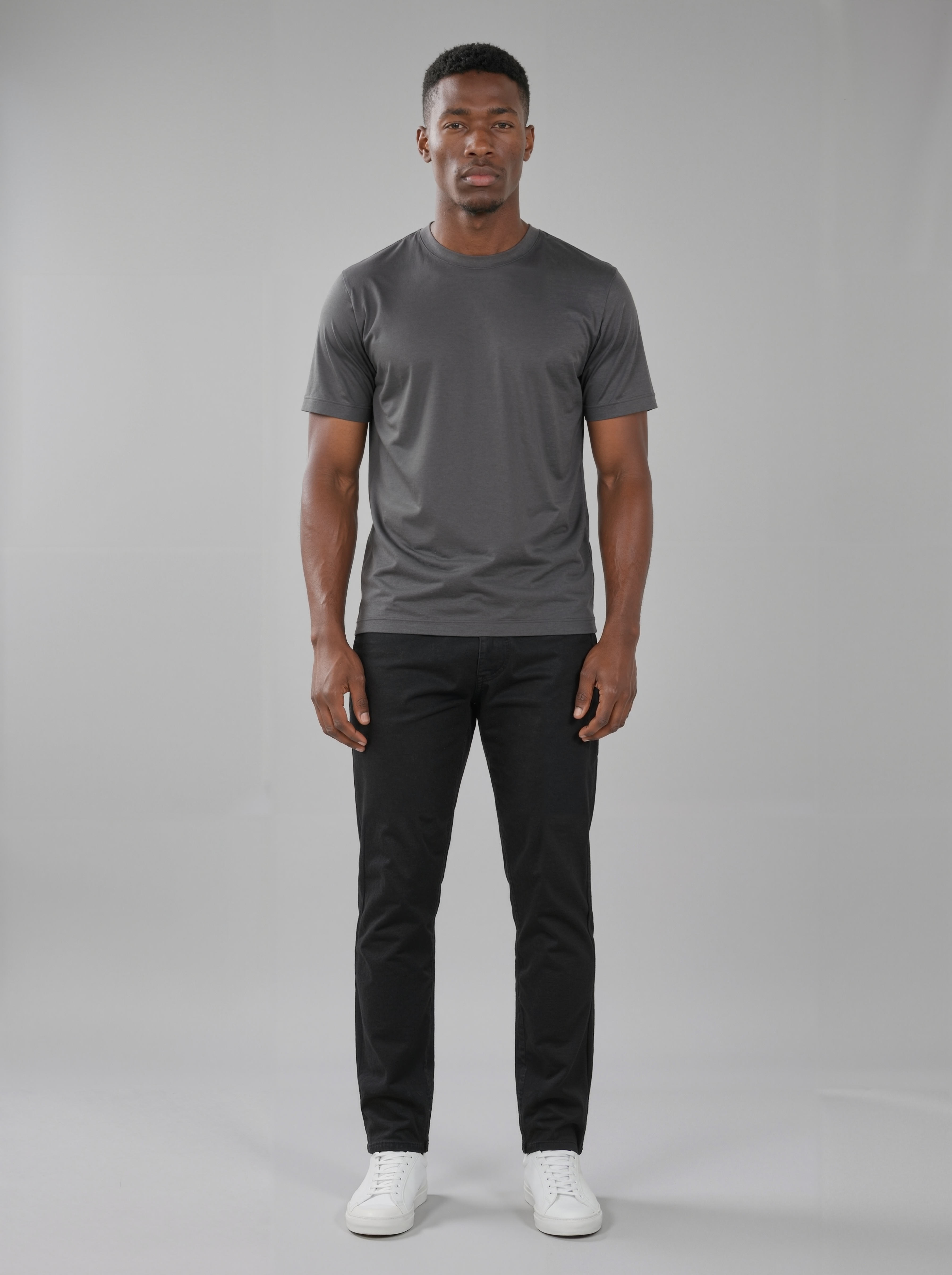 Signature Tee | Charcoal Grey
